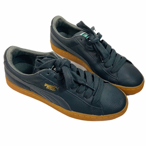 Puma Other - puma gray leather classic eco ortholite shoes new